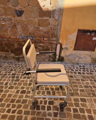 Carrozzine varie e deambulatore per disabili