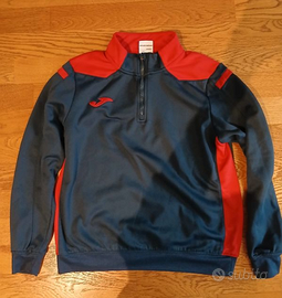 Felpa Sportiva Joma Uomo Tg 2XL Blu Navy Red