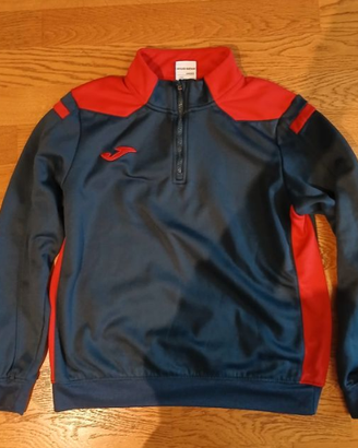 Felpa Sportiva Joma Uomo Tg 2XL Blu Navy Red