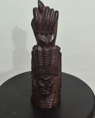 amuleto Portafortuna legno artigianato Brasiliano