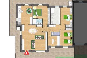 Appartamento di 170 m² con più di 5 locali e box a