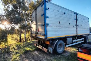 RIMORCHIO CARDI 2 ASSI RIBALTABILE TRILATERALE