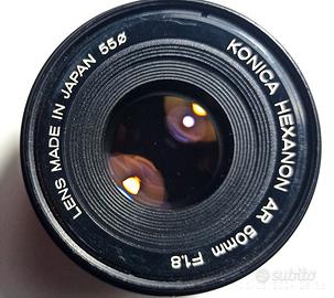 KONICA Hexanon  AR  50mm f 1,8  50/1,8  Japan