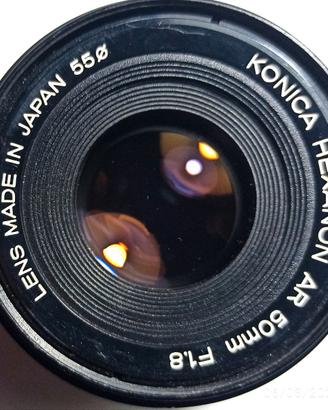 KONICA Hexanon  AR  50mm f 1,8  50/1,8  Japan
