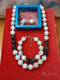 elegante Parure pietre preziose stile anni 60 