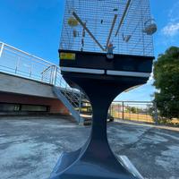Gabbia per Uccelli Palermo Cromo Stand