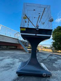 Gabbia per Uccelli Palermo Cromo Stand