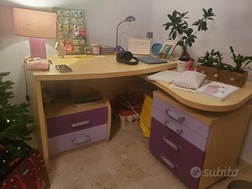 CAMERETTA BICOLORE (LEGNO E LILLA)