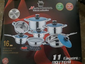 Batteria di pentole Neumann acciaio inox