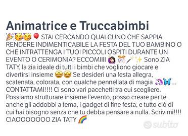 Animatrice e Truccabimbi