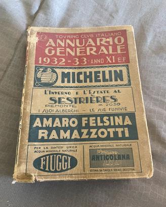 Touring Club Italiano – Annuario Generale 1932–33