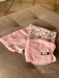 Stellazeta - foulard rosa - nuovo con cartellino