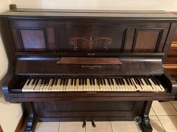 Pianoforte verticale d’epoca Burling & Mansfield (
