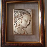 Quadro Madonna in Argento