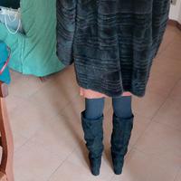 Pelliccia di visone al ginocchio 