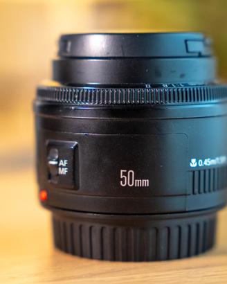 Canon EF 50mm f/1.8 II – obiettivo luminoso