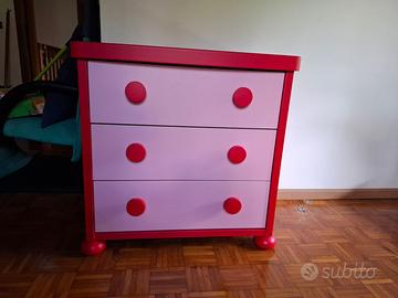 comò- cassettiera per bimbi