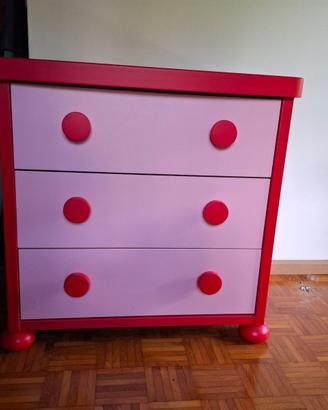 comò- cassettiera per bimbi