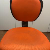 Sedia arancione scontata di qualità
