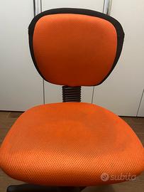 Sedia arancione scontata di qualità