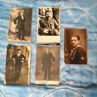 Cartoline vintage ritratti e antiche fototessere