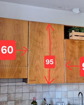Pensili cucina anni 80