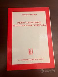 Profili costituzionali dell'integrazione comunitar