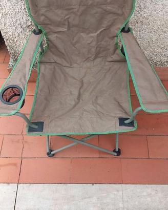 Sedia pieghevole da campeggio o pesca