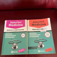 N. 2 libri universitari Alpha Test Medicina