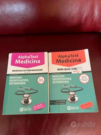 N. 2 libri universitari Alpha Test Medicina