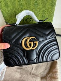 Borsa a mano Gucci Marmont Media da donna