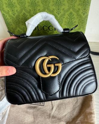 Borsa a mano Gucci Marmont Media da donna
