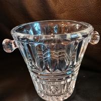 Secchio per il ghiaccio cristallo vintage 