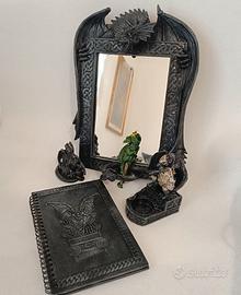 Set Decorativo Fantasy con Draghi - e accessori