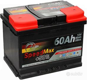 Speed Max L2 Car Battery 60Ah 580A EN 12V Positive