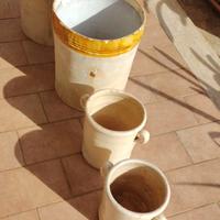 4 vasi di creta con e senza manici, non spedisco