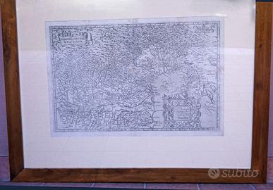 incisione "dominio veneto in Italia del 1620