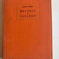 Libro melodia e congedo di Angelo Canossi