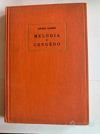 Libro melodia e congedo di Angelo Canossi