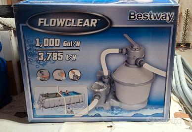 Piscina Bestway Power Steel completa + Pompa a sab