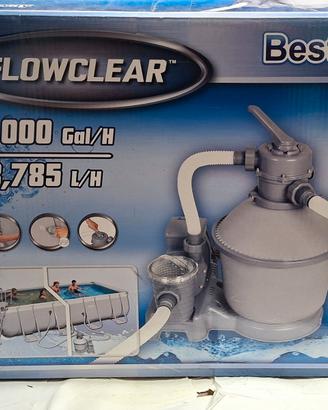 Piscina Bestway Power Steel completa + Pompa a sab