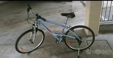 bicicletta azzurra da ragazza