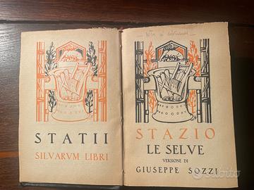 Stazio Le Selve traduzione Giuseppe Sozzi 1929