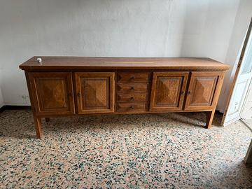 PERFETTA Credenza Madia in legno massello anni 70