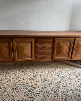 PERFETTA Credenza Madia in legno massello anni 70