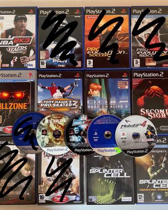 Lotto Videogiochi Sony Playstation Ps2 Metal Gear