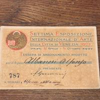 Tessera biennale di venezia