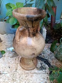 Anfora decorativa in terracotta cerata AFFAR3