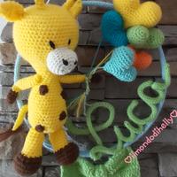 fiocco,coccarda fuori porta fiocconascita