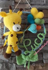 fiocco,coccarda fuori porta fiocconascita